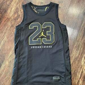 Jordan x Asahd DJ Khaled "Father of Asahd" Basketball Jersey - Black/Gold Large